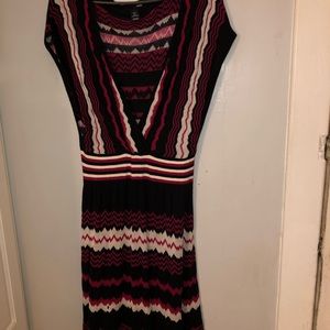 H&M dress multicolored pattern